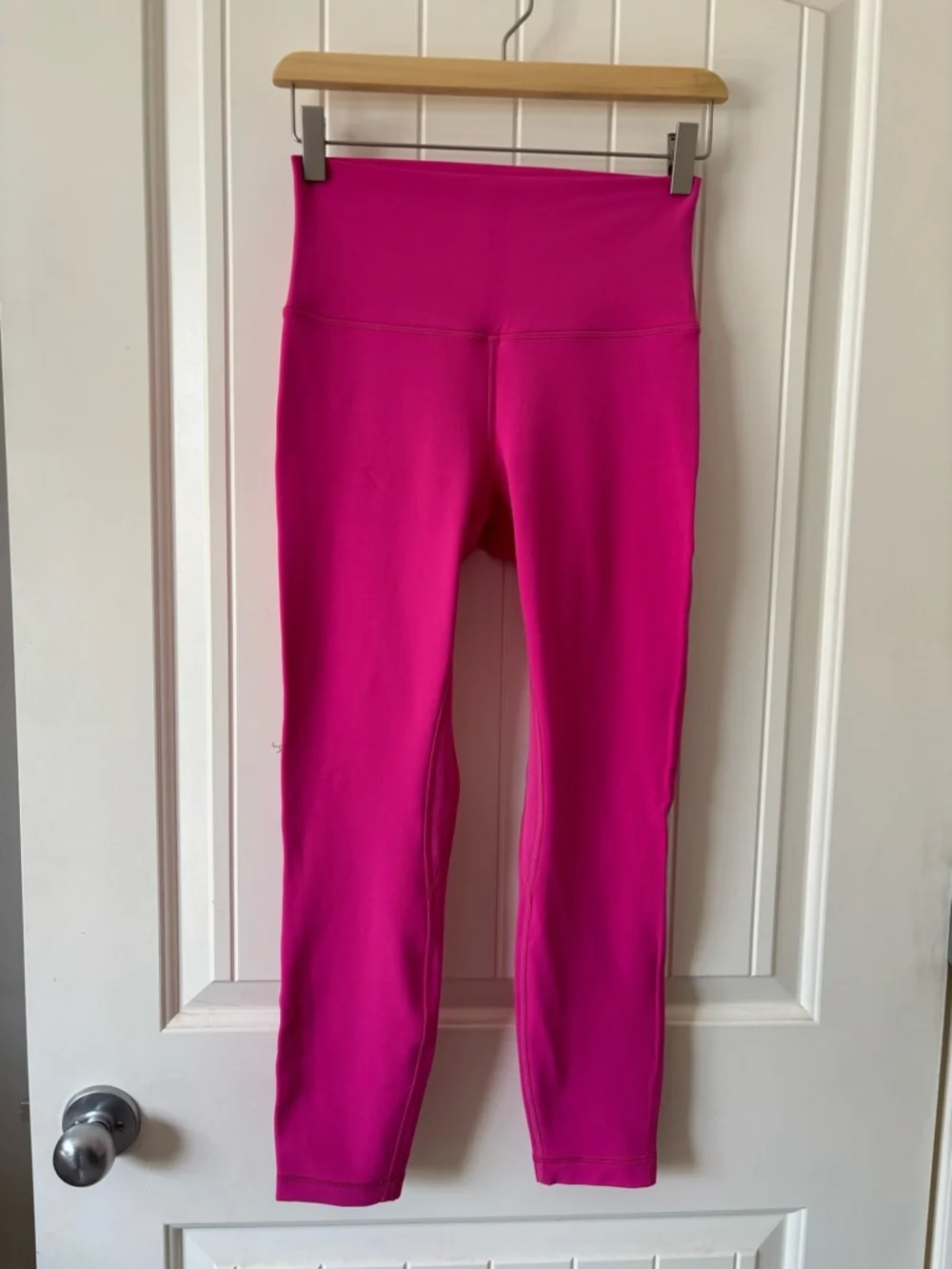 lululemon Align Women's Neon Pink High-Rise Double Lined Leggings Size 6 - Picture 5 of 5